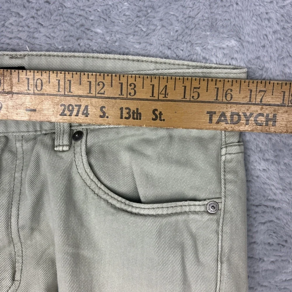 RVCA Jeans Mens Daggers Fit 32 Green‎ Slim Straight Leg
